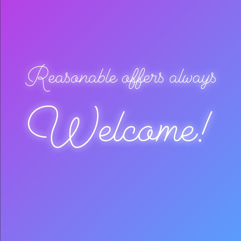 Offers welcome!